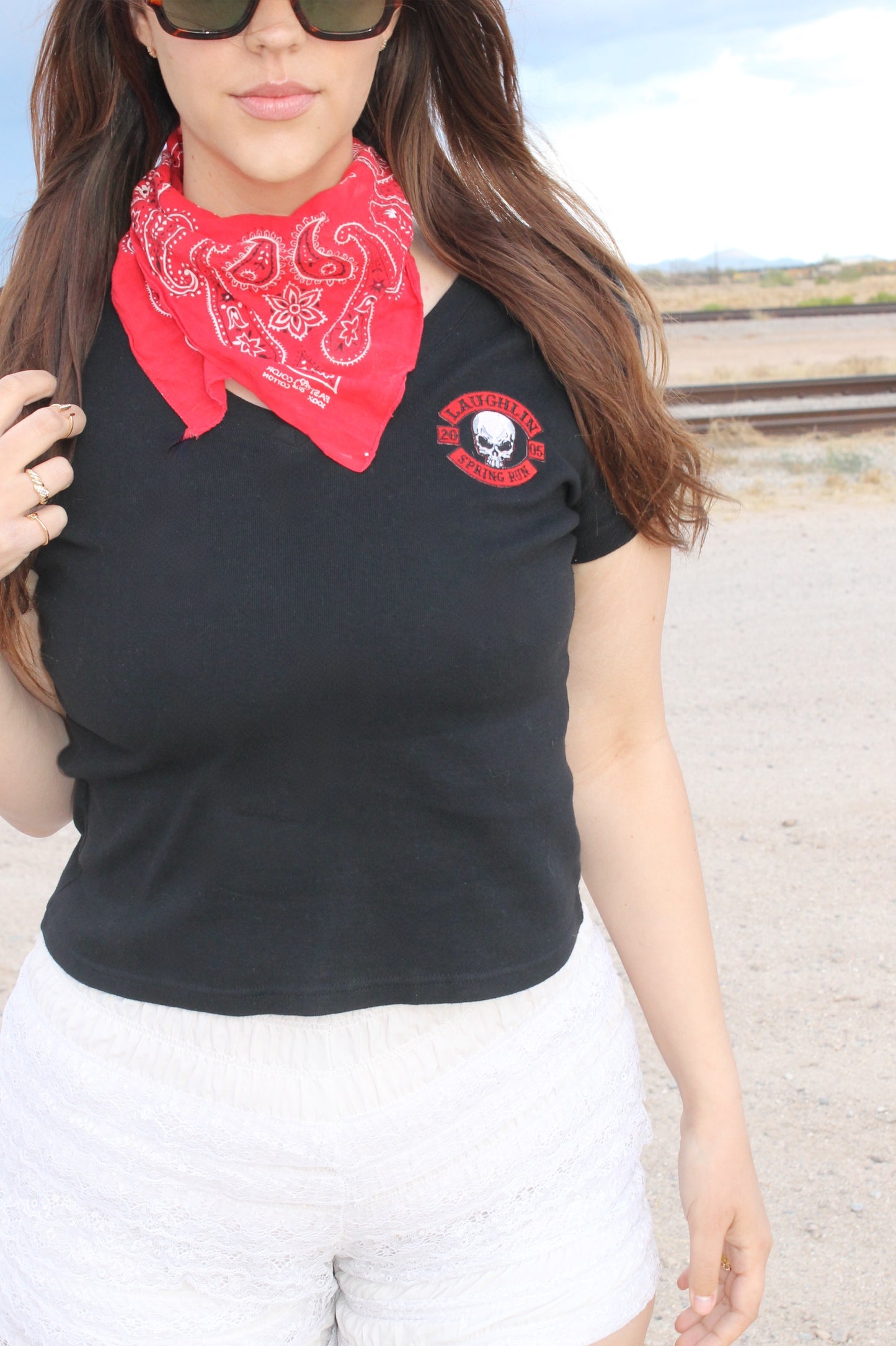 "laughlin" tee