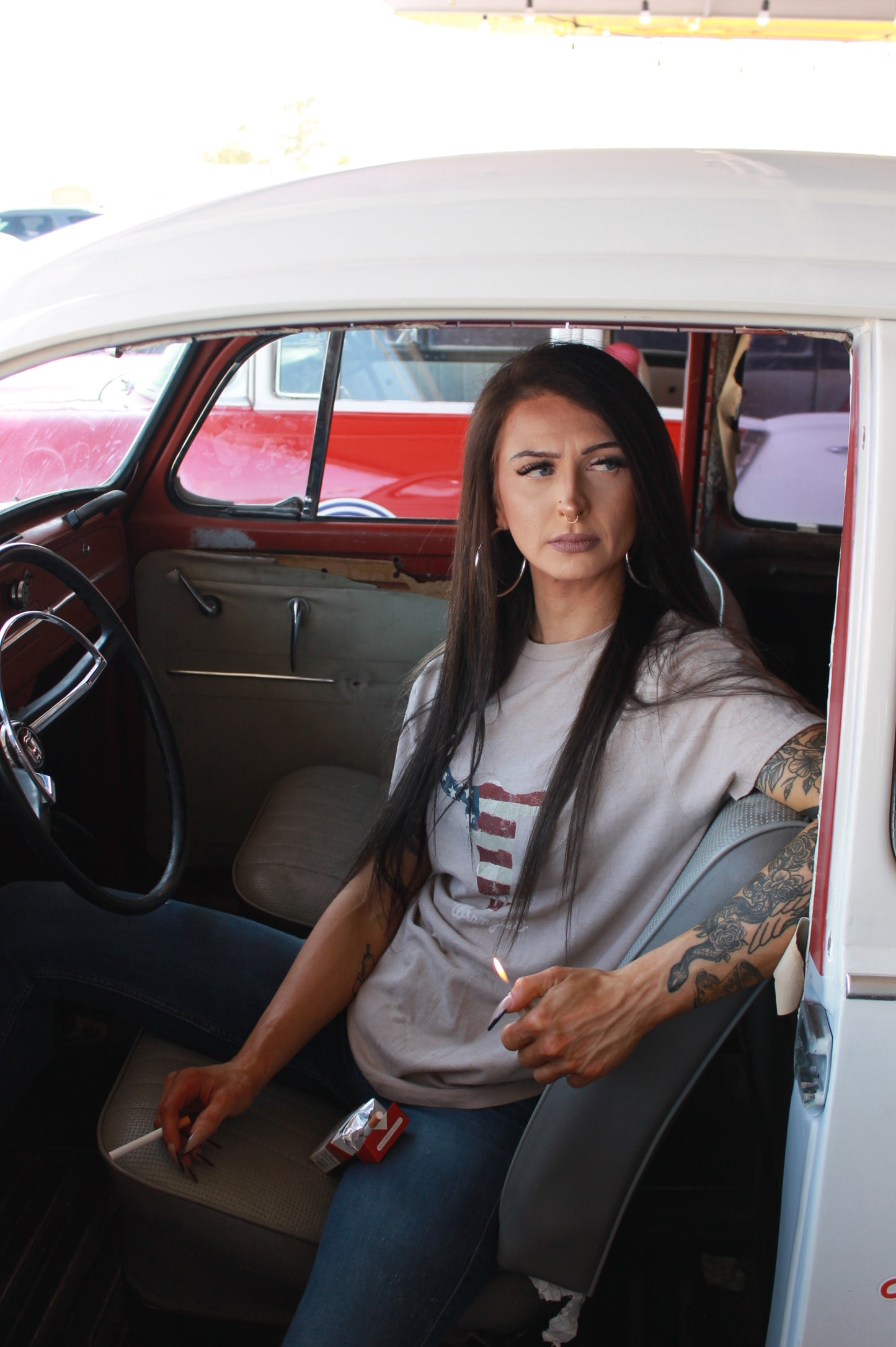 “longhorn” tee