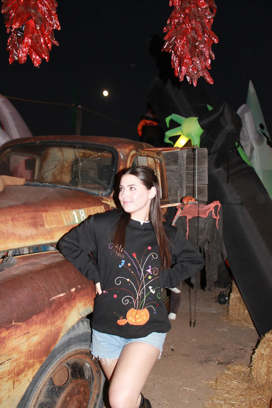 "spooktacular" pullover