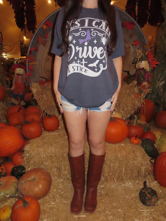"drive a stick" tee