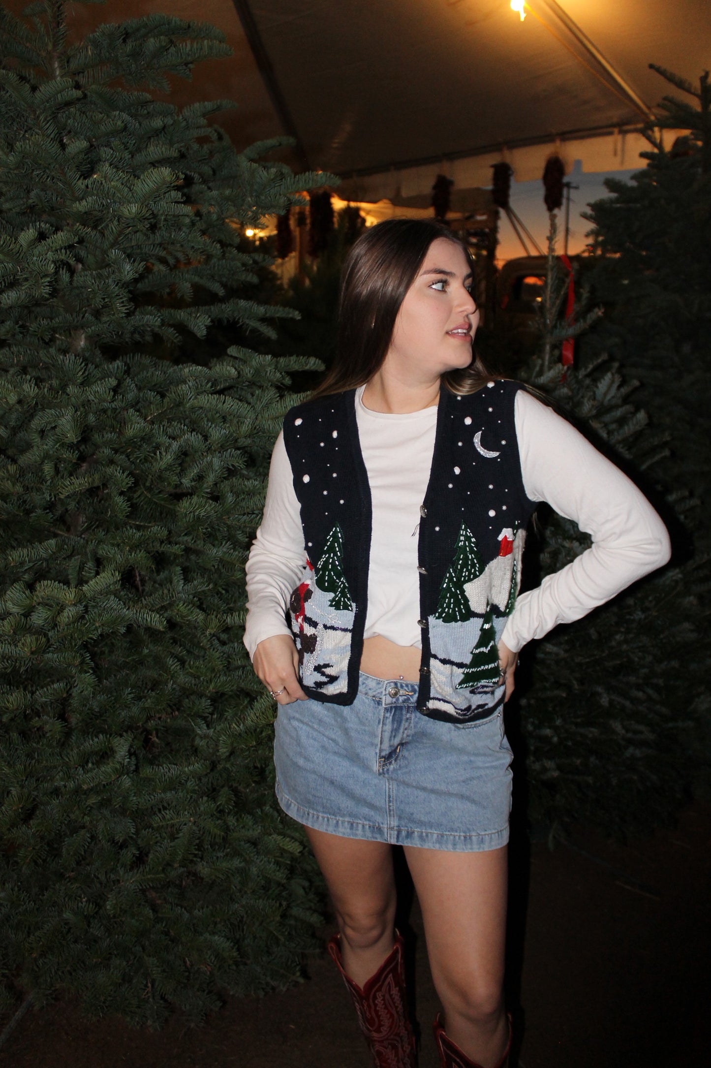 "silver bells" vest