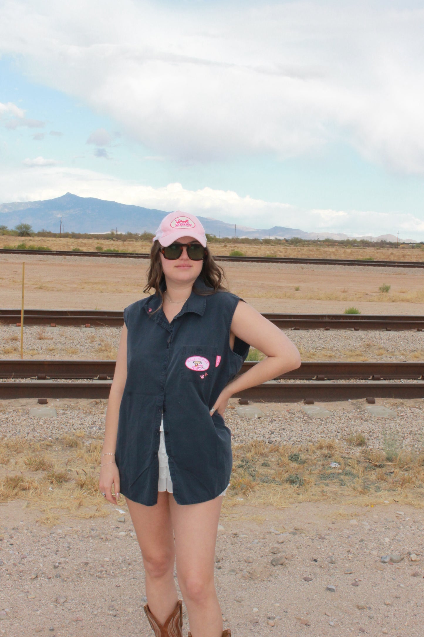 "angel in pink" vest