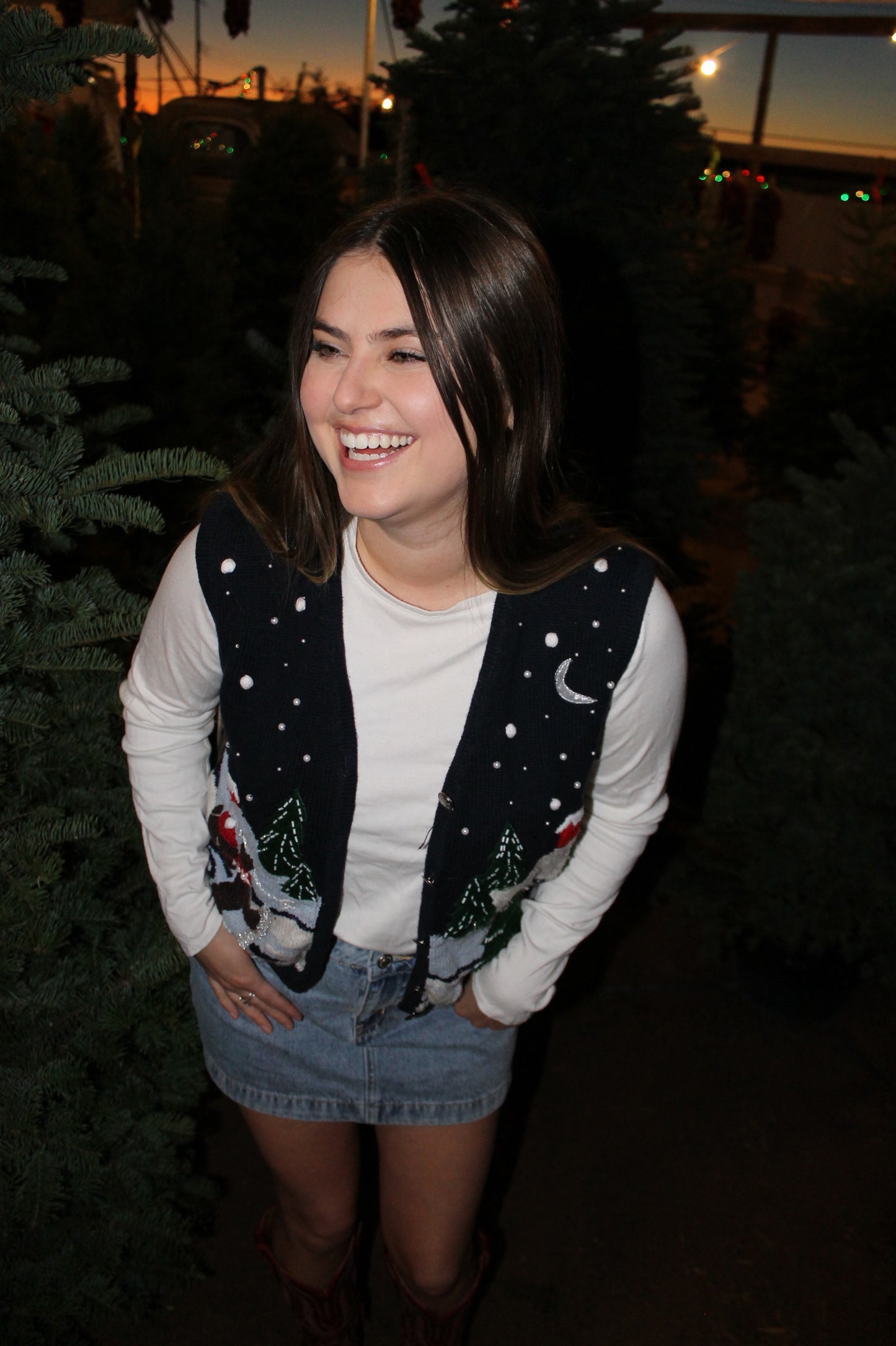 "silver bells" vest