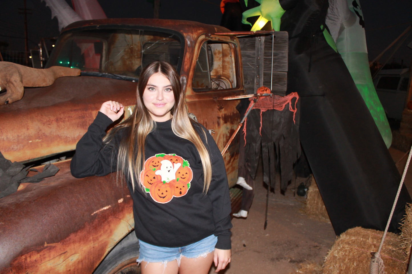 "trick or treat!" pullover