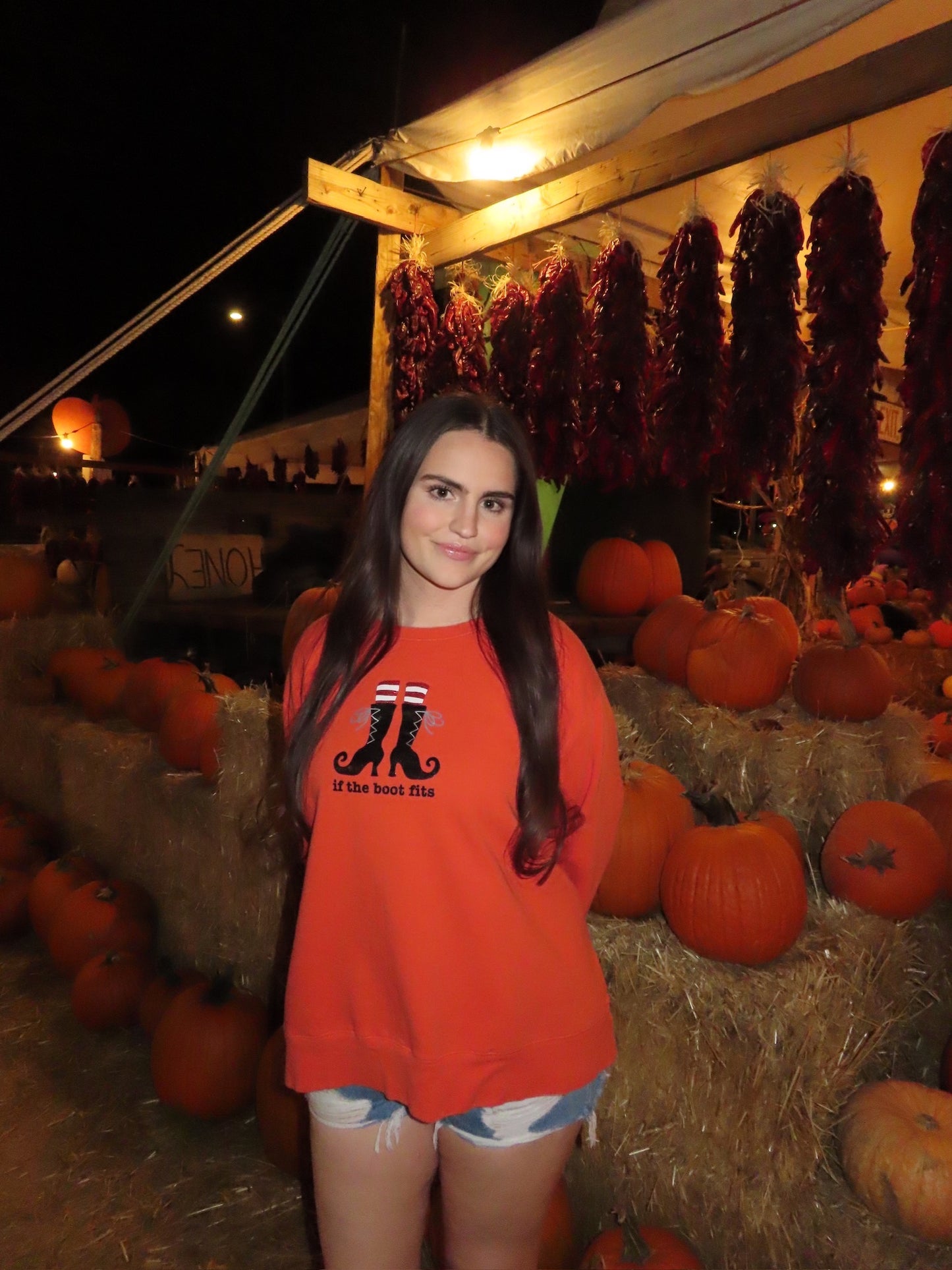 "if the boot fits" pullover
