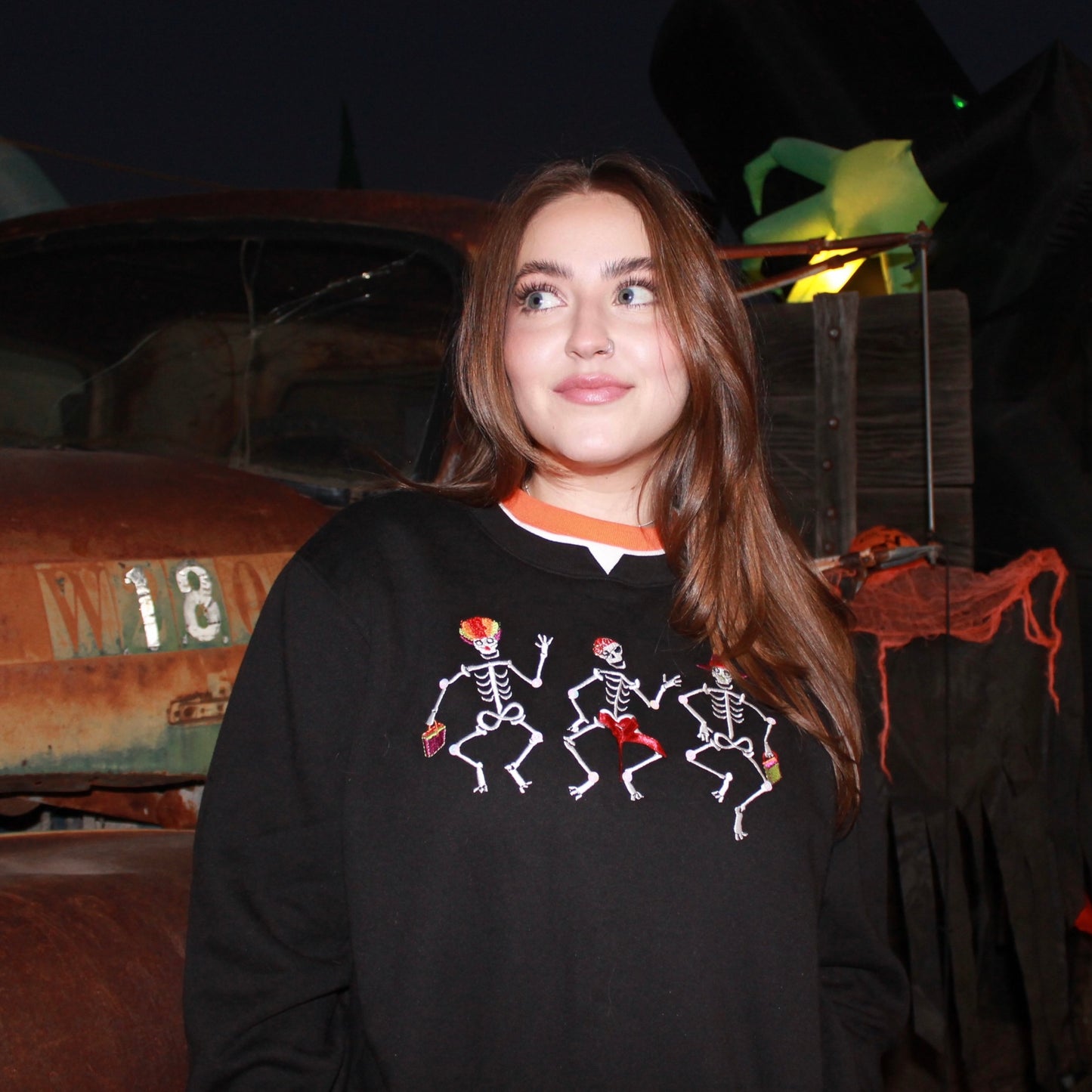 "monster mash" pullover