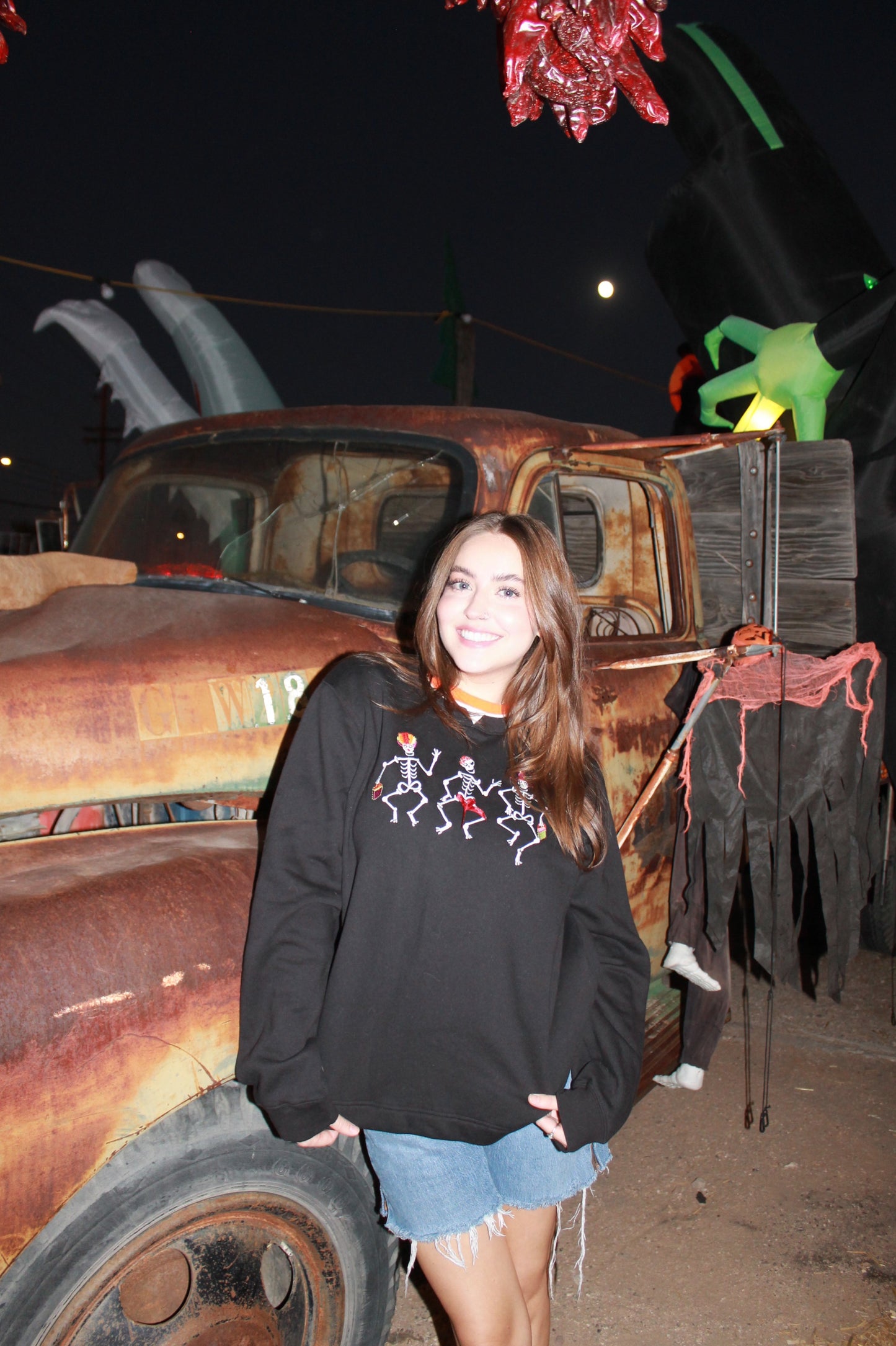 "monster mash" pullover