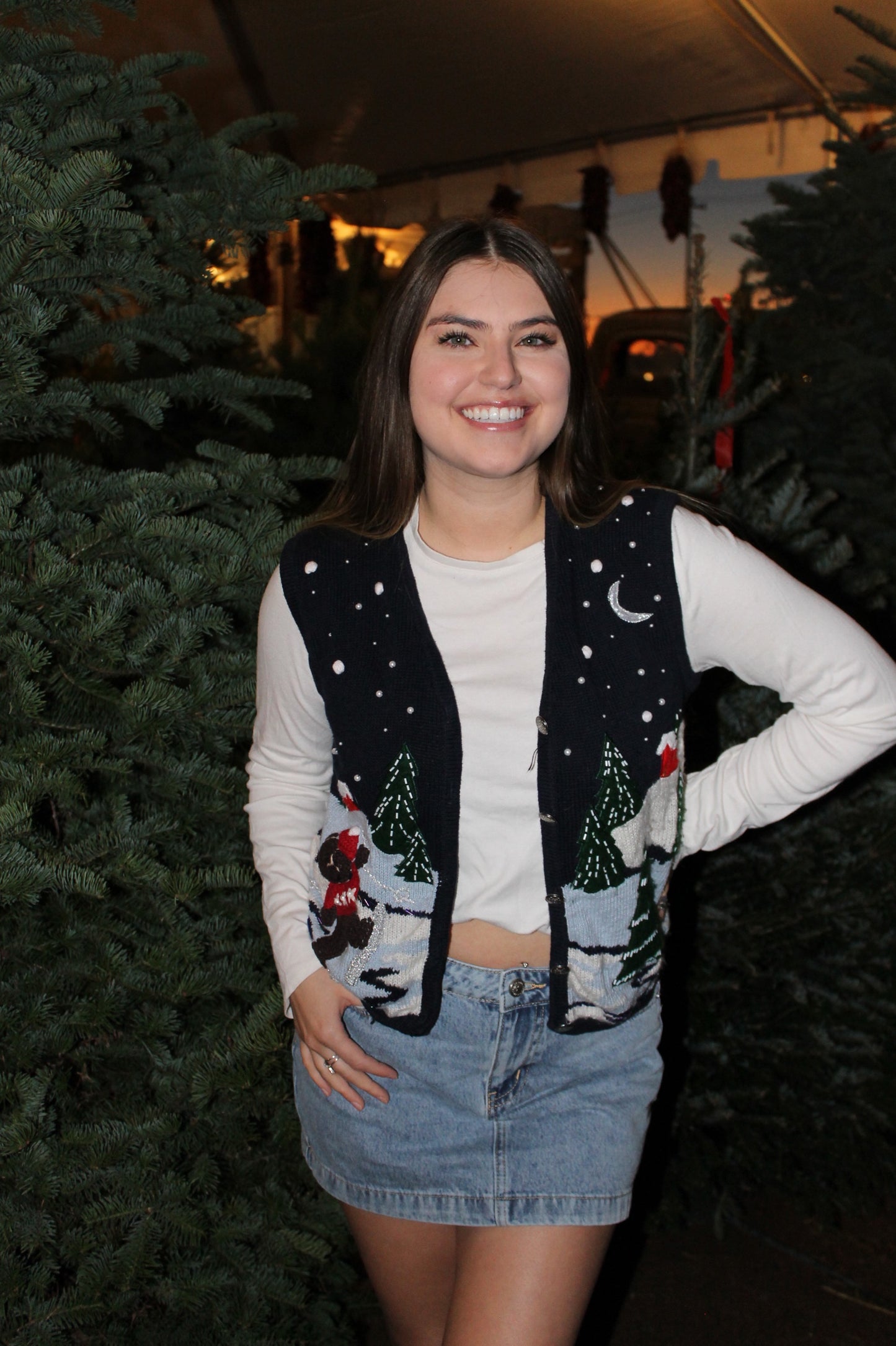 "silver bells" vest