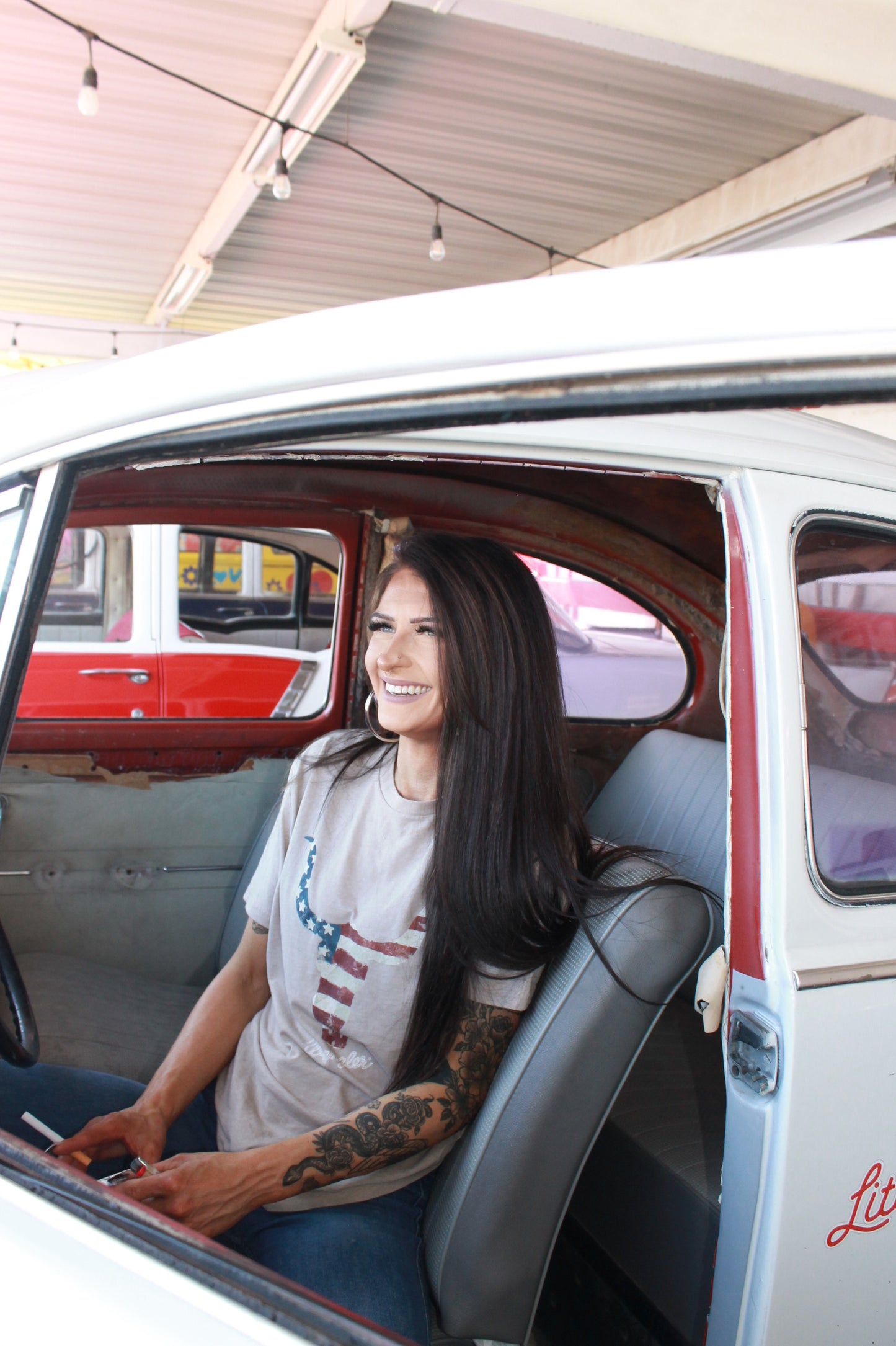 “longhorn” tee