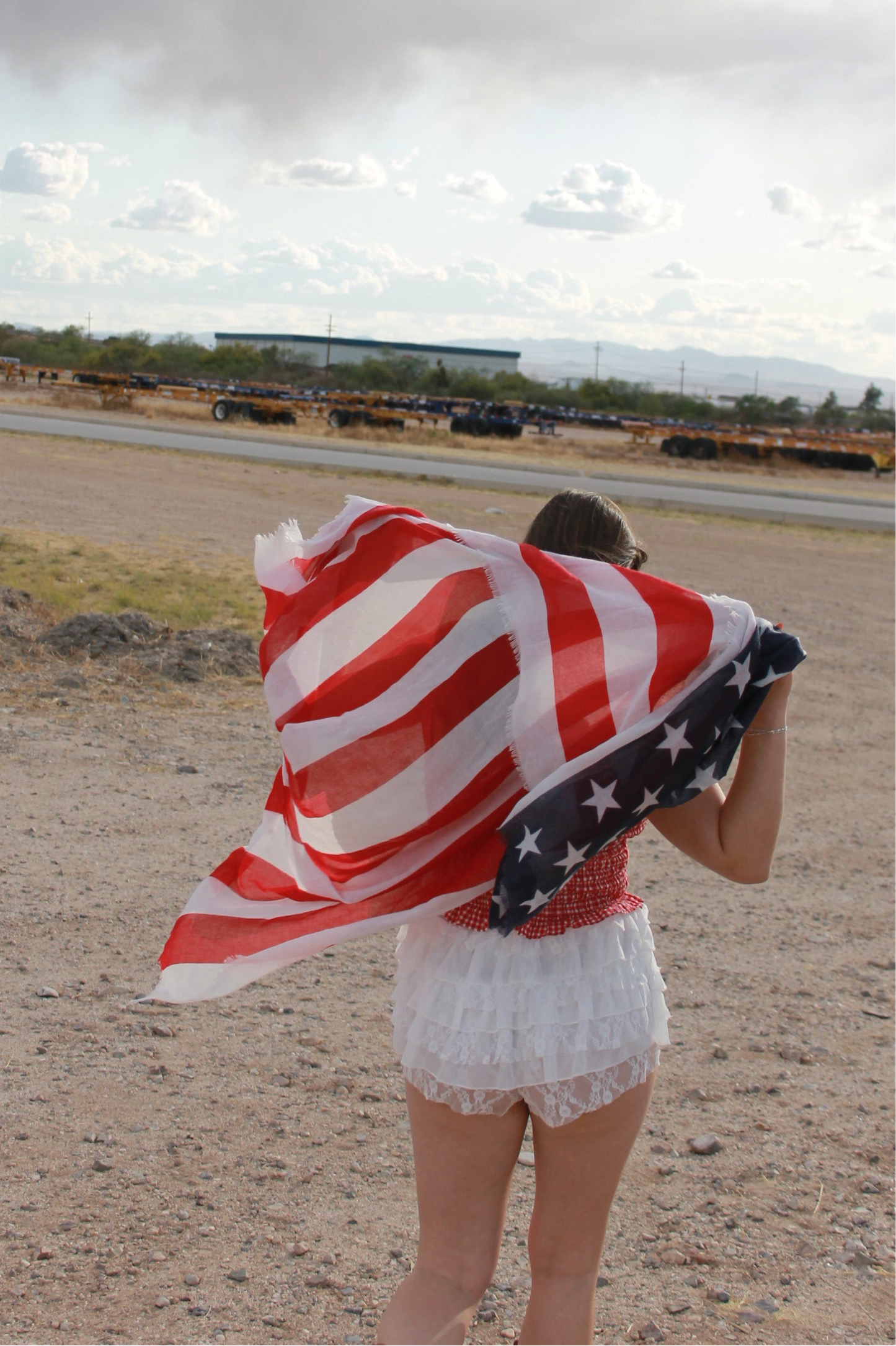 usa body scarf