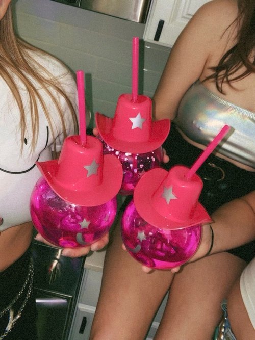 disco cowgirl tumbler