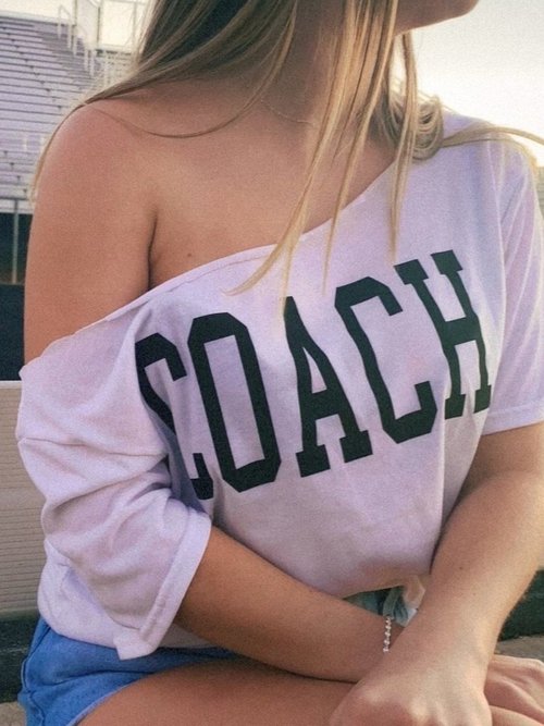 "COACH" reworked tee