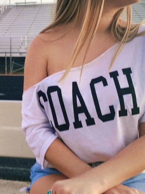 "COACH" reworked tee