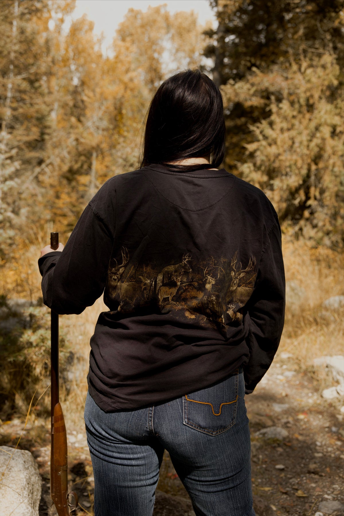 "woodland" top