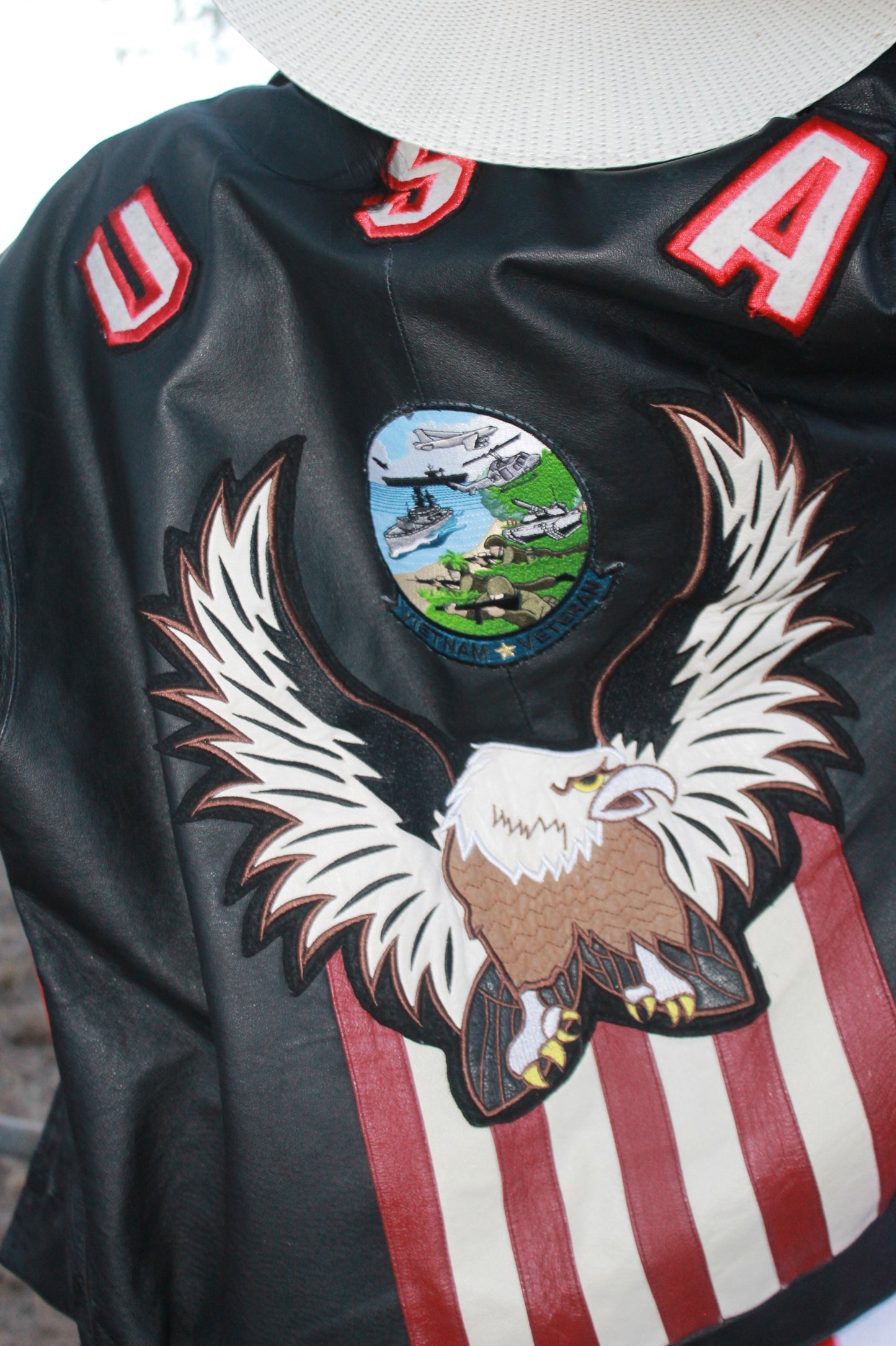 "NAM" leather jacket