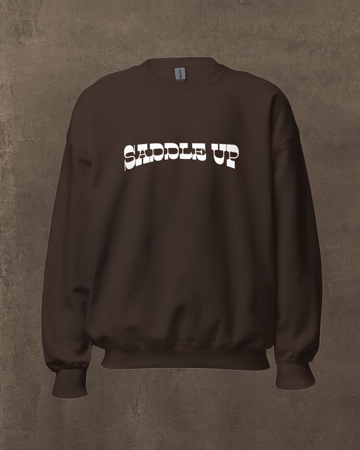 "saddle up" crewneck