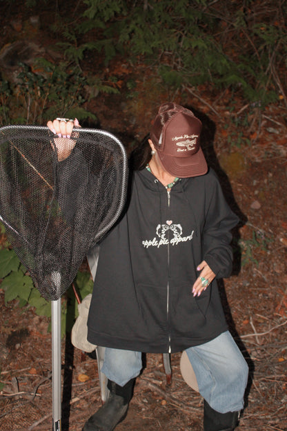 “catch of your life” zip-up