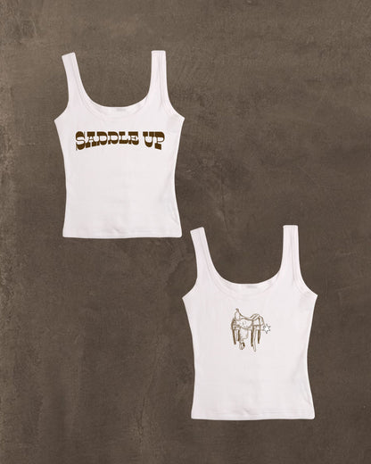 "saddle up" tank