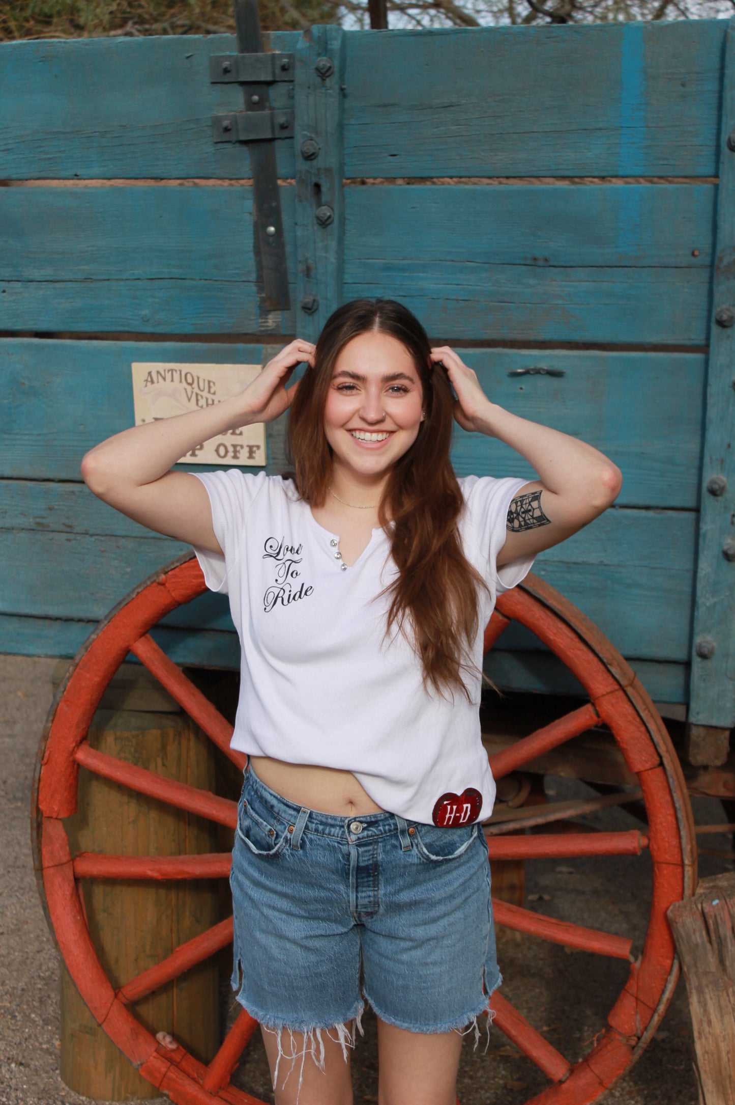 "love harley" tee