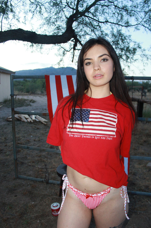 "best things in life are free" tee