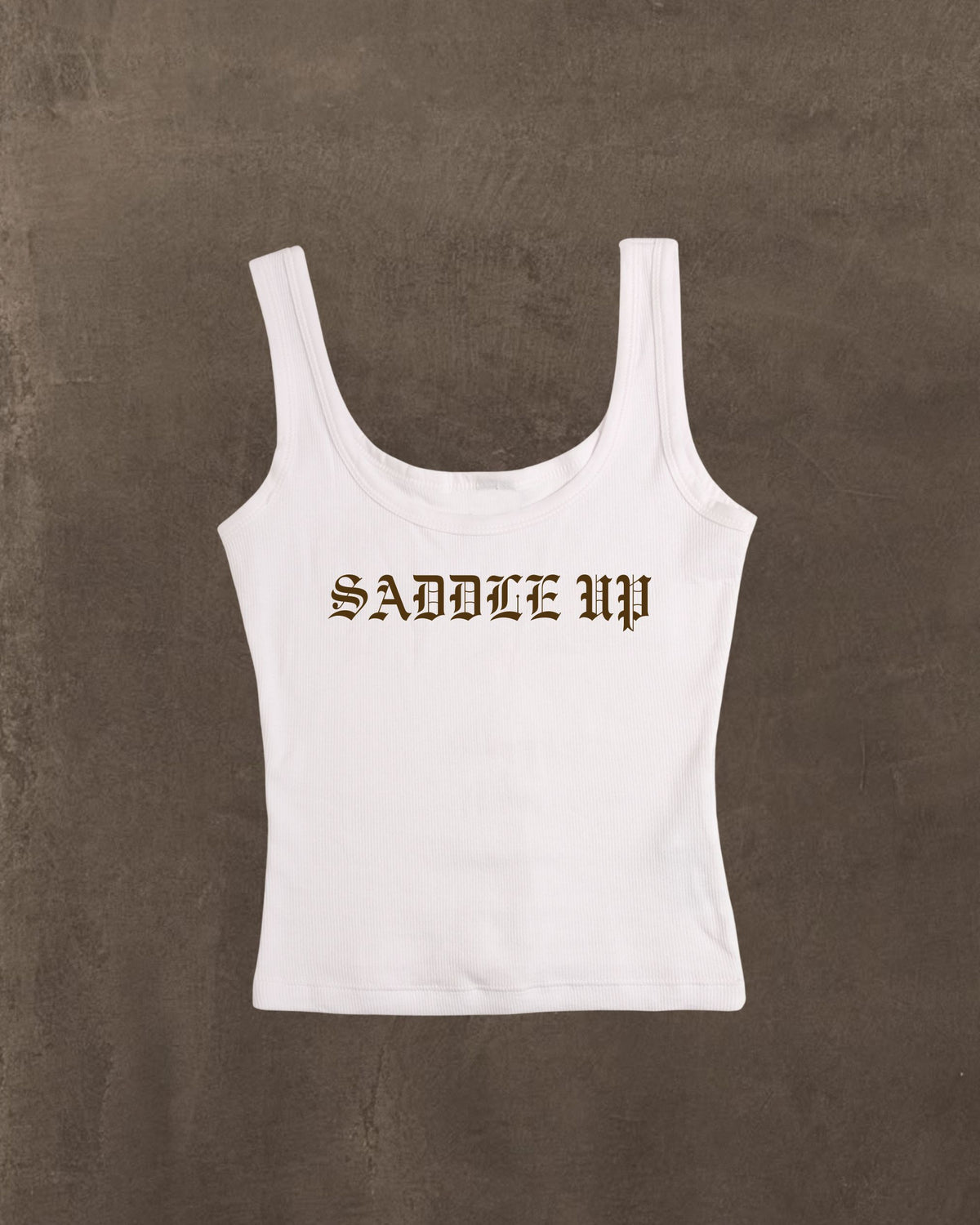 "saddle up" tank