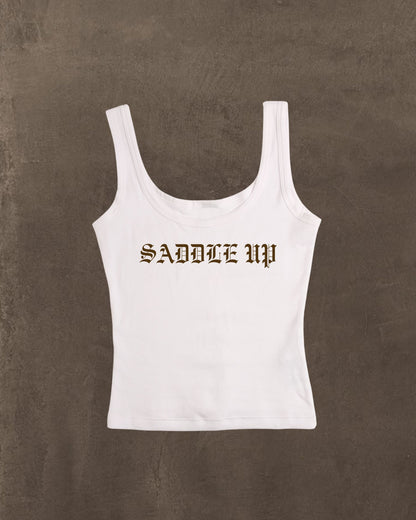 "saddle up" tank