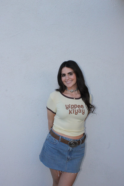 “yippee kiyay” og tee