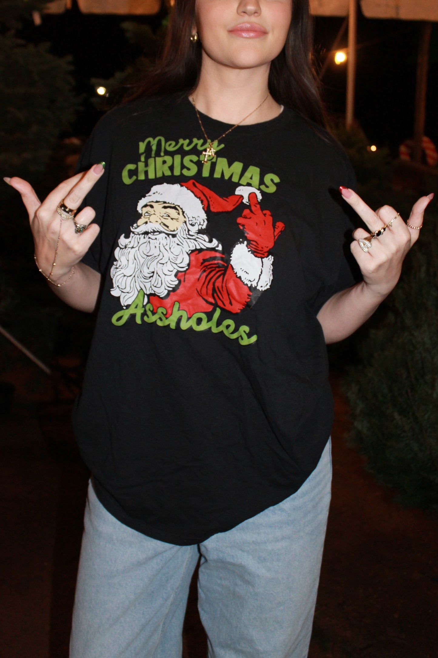 "merry xmas!" tee