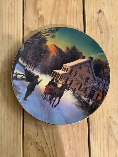 1988 christmas plate