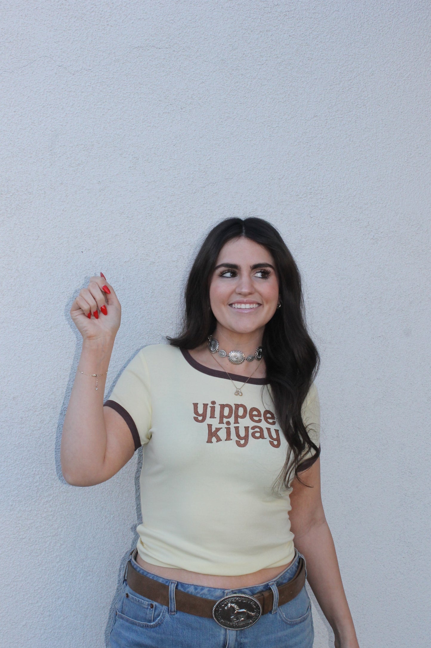 “yippee kiyay” og tee