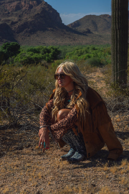“cheyenne bodie” leather jacket