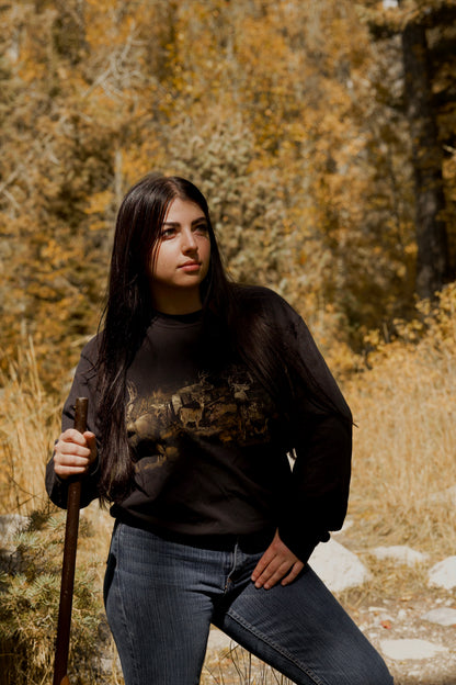 "woodland" top