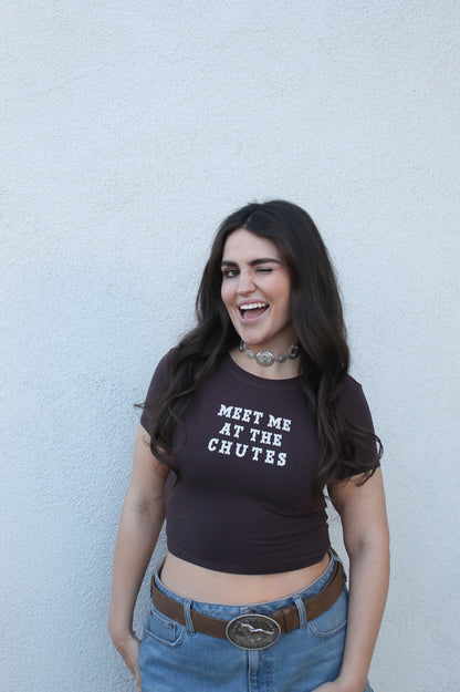 “meet me at the chutes” og tee