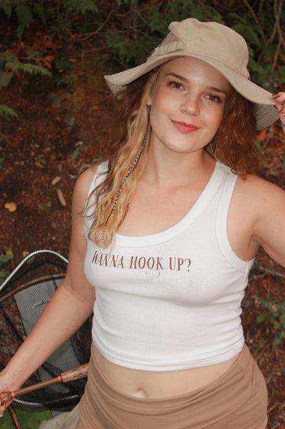 “wanna hook up?” og tank