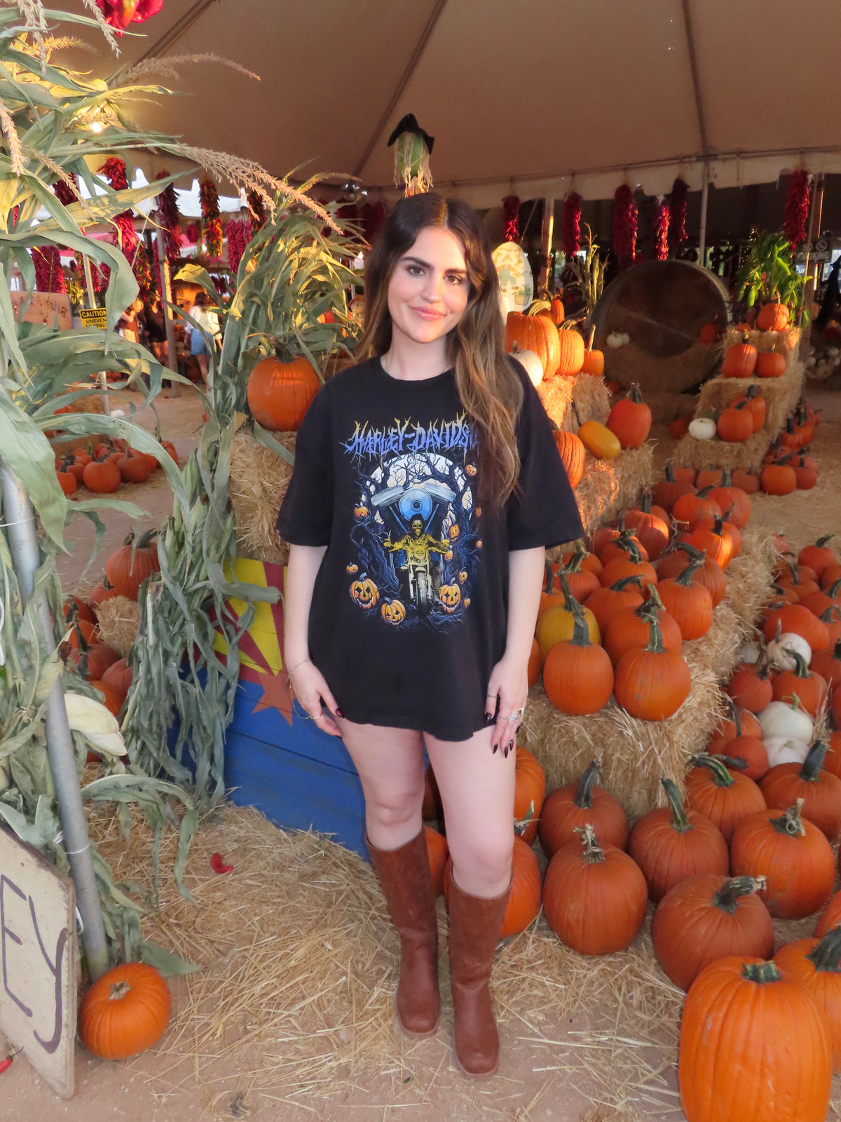 "haunted Harley" tee