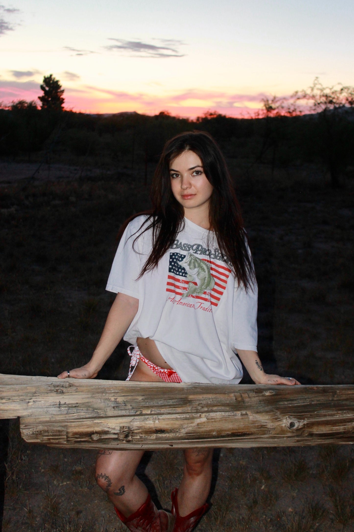 "an American tradition" tee