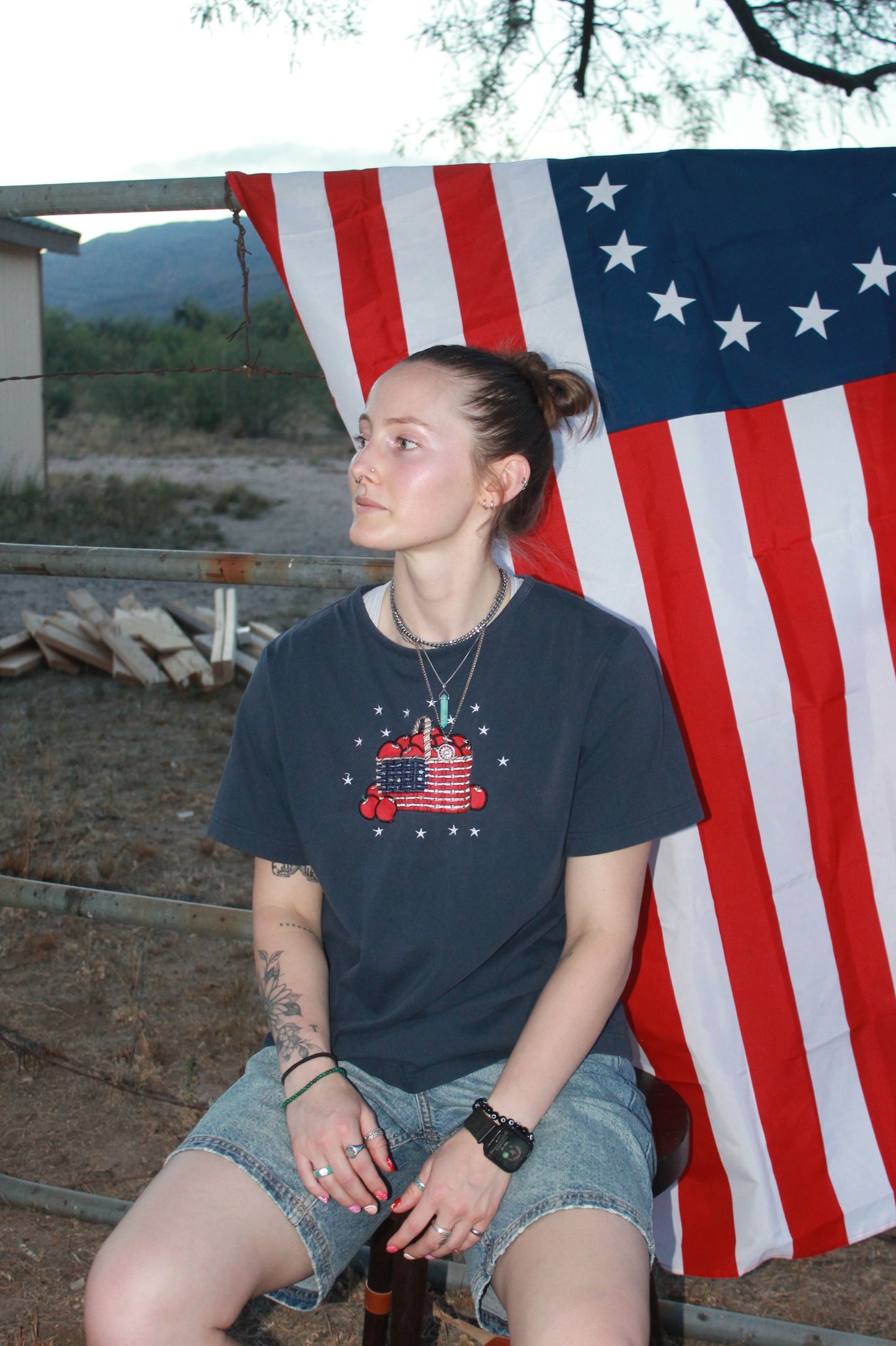"appleseed" tee