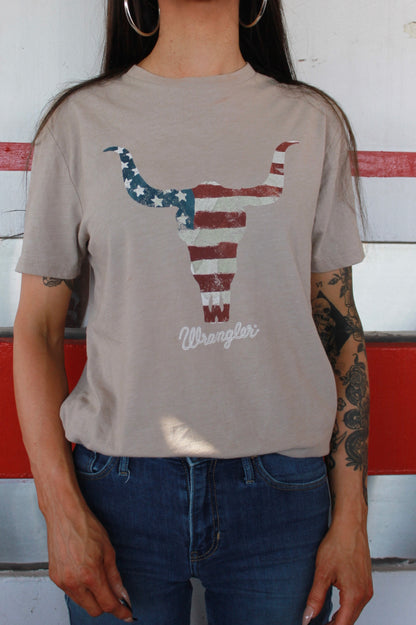 “longhorn” tee