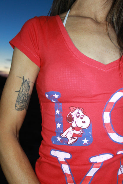 "Snoopy's America" tee