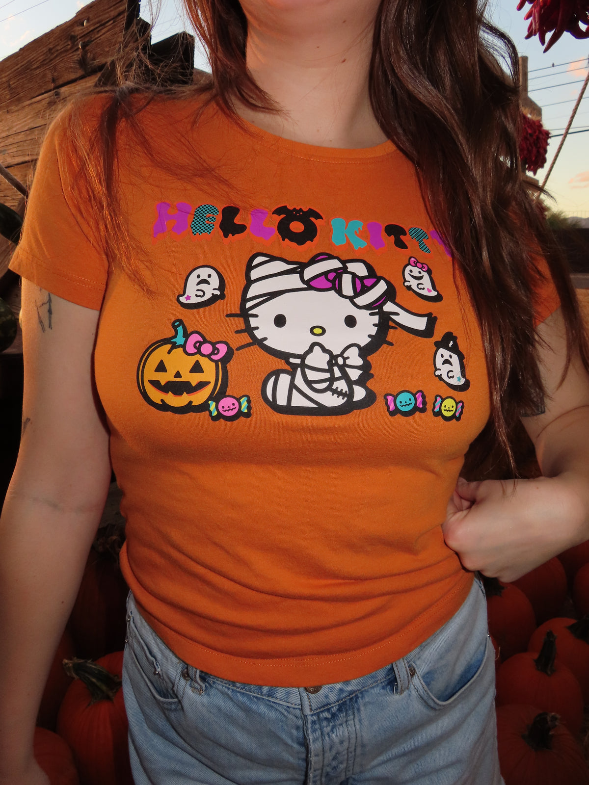"hello mummy" tee