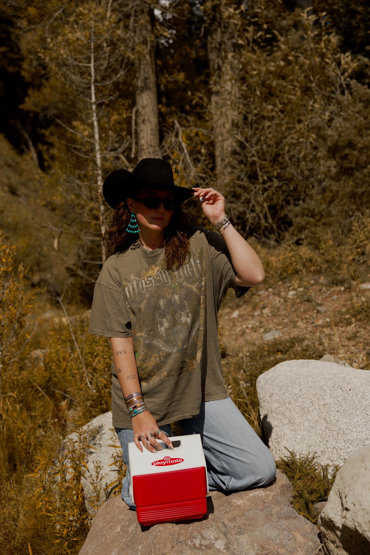 "timber" tee