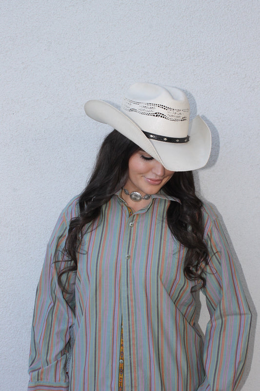 “charrería” top