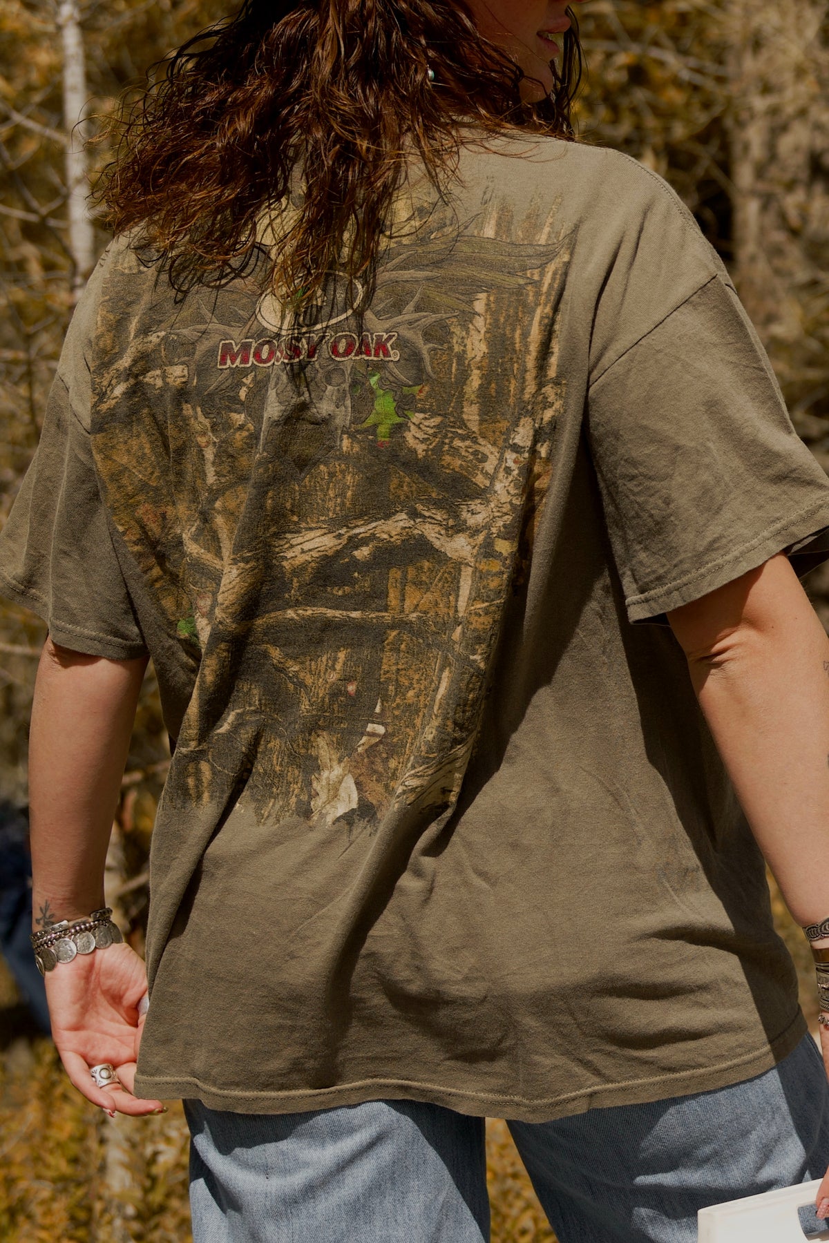 "timber" tee