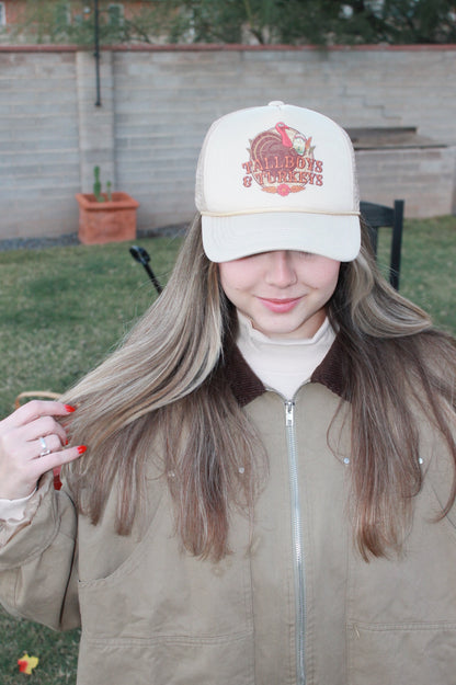 "tallboys" og trucker hat