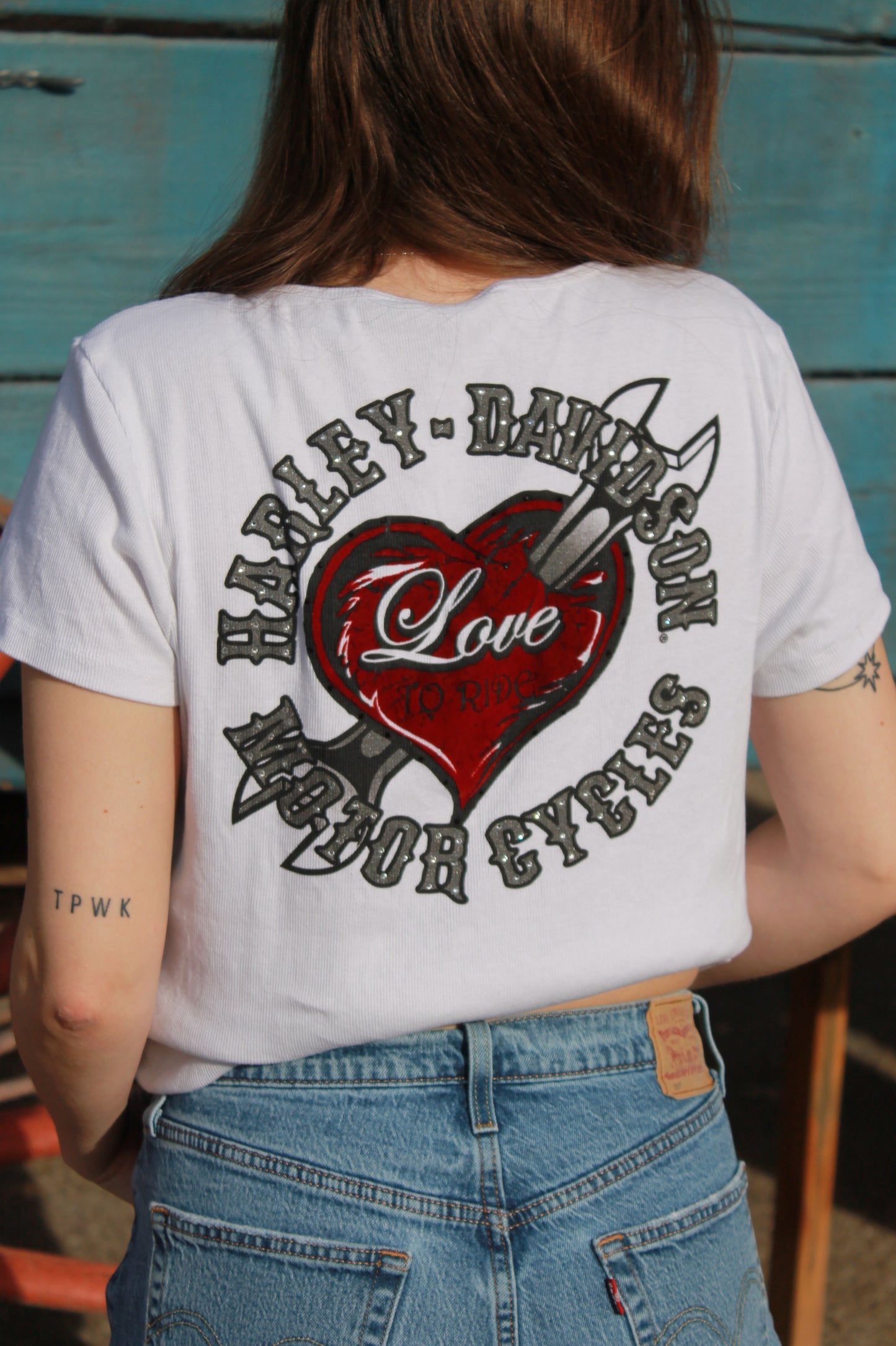 "love harley" tee