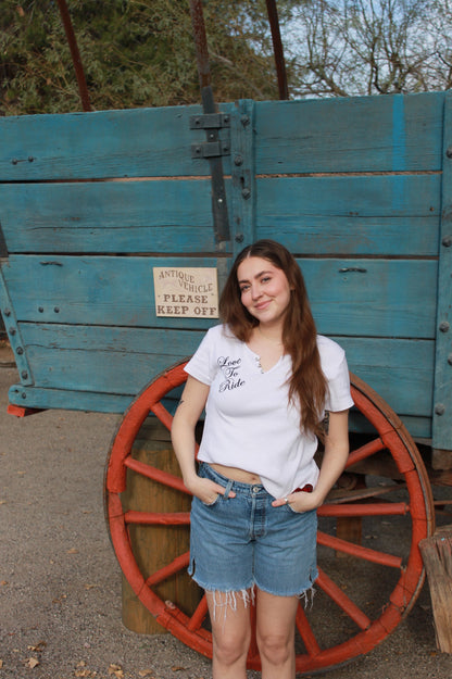"love harley" tee