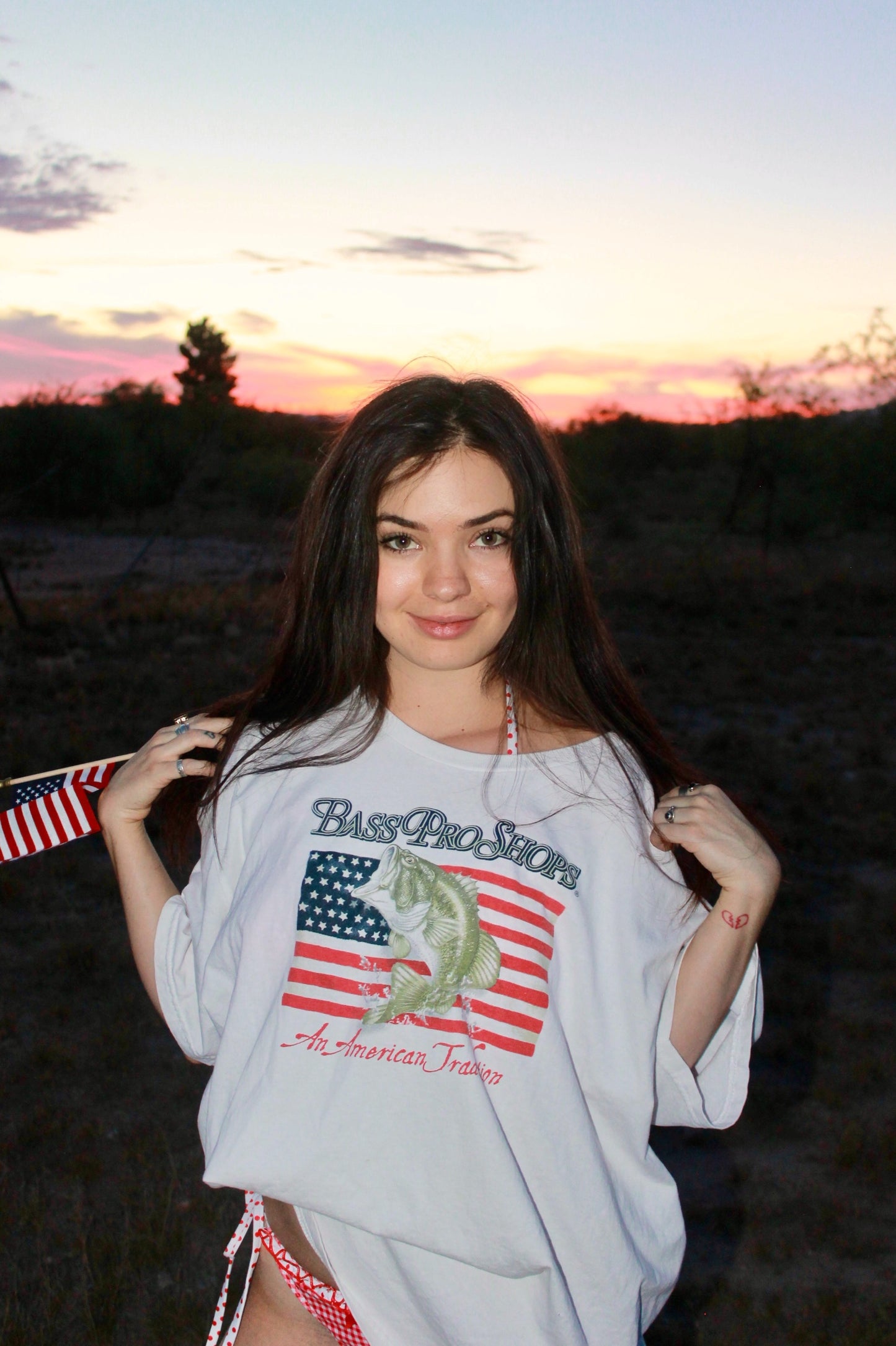 "an American tradition" tee