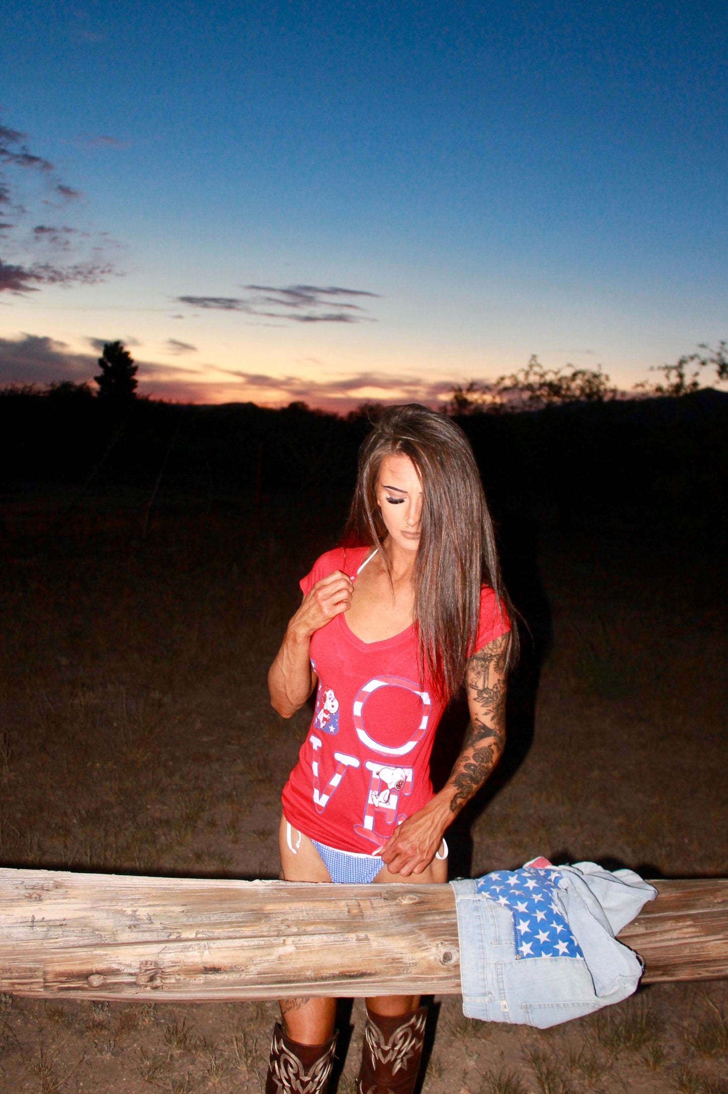 "Snoopy's America" tee
