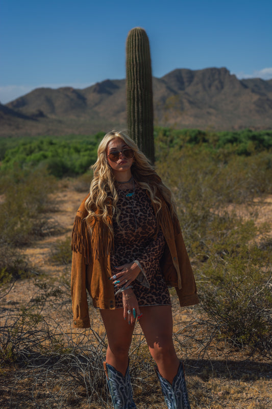 “cheyenne bodie” leather jacket