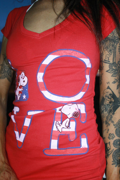 "Snoopy's America" tee
